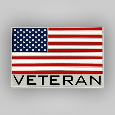 Veteran American Flag Pin