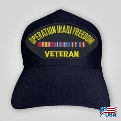 Operation Iraqi Freedom Veteran Emblem Cap