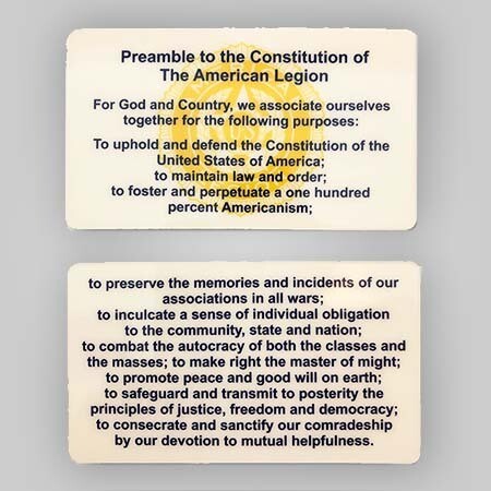 Preamble Pocket Card (Legion)