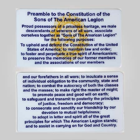 Preamble Pocket Card (SAL)