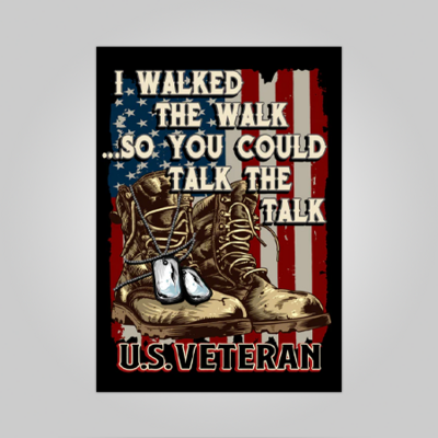I Walked the Walk 7" Decal