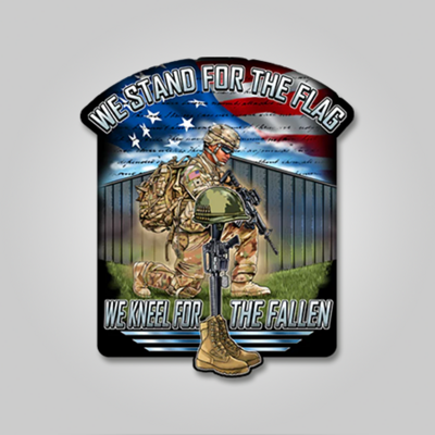 Stand for the Flag 4" Decal