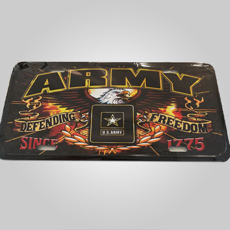 US Army Defending Freedom License Plate