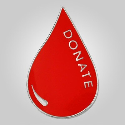 Donate Blood Pin