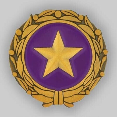 Gold Star Military Surviving Spouse Pin