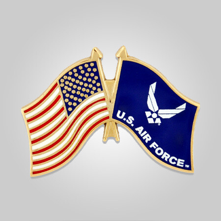 Air Force / USA Flag Pin