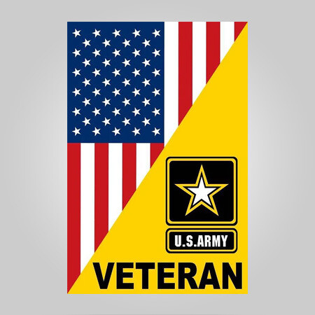 U.S Army Veteran Garden Flag