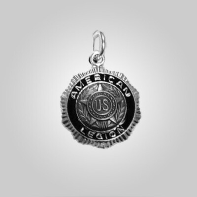 American Legion Charm Silver
