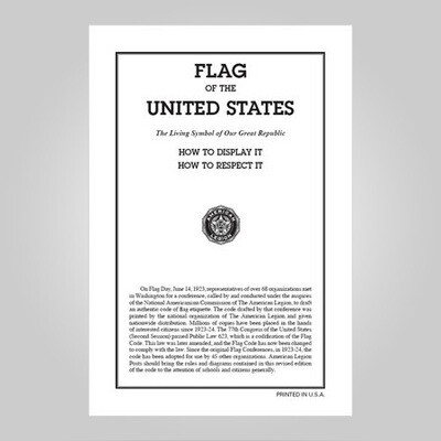 Flag Code Booklet