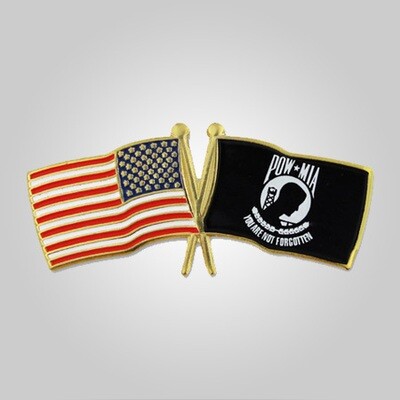 POW / USA Flag Pin