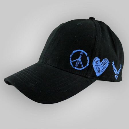 Air Force Peace Love Cap