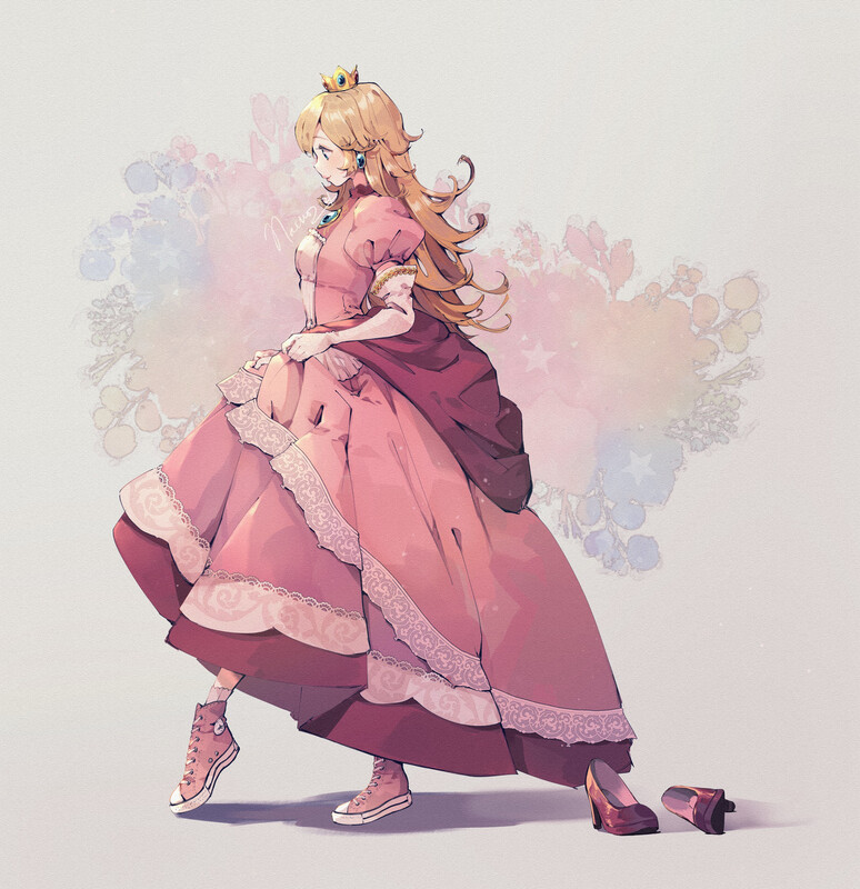 Mario Princess Dress+Chucks