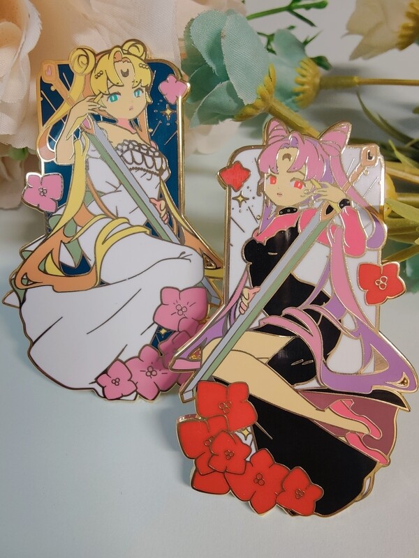 Sailor moon Princess Serenity/Black Lady Pin