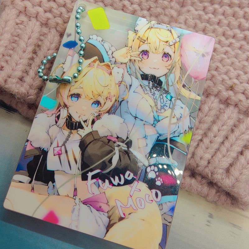 Hololive FuwaMoco mini Acrylic block