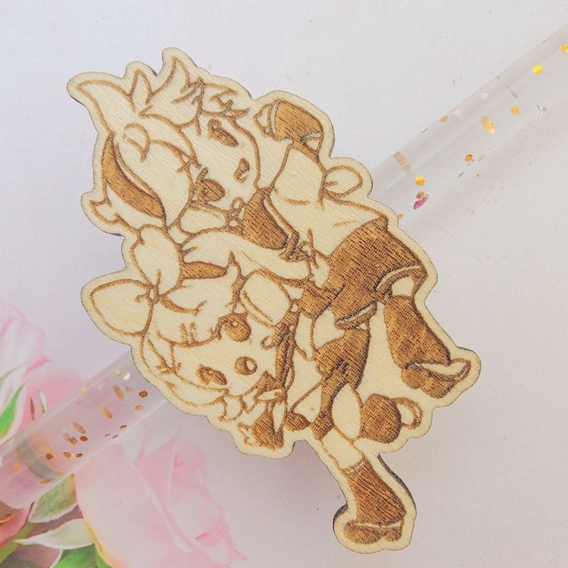 Vocaloid Rin Ren Wooden Pin