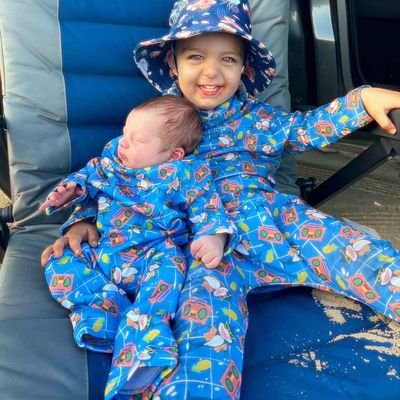 Fishing &amp; Swimming Onesie Party Shark | UPF 50+ |