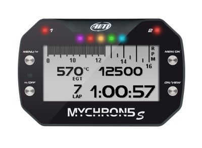 MyChron5S - GPS Lap Timer (Laptimer) for Kart + 1 Temp [อุปกรณ์จับเวลาสำหรับรถคาร์ท + วัดอุณหภูมิ 1 ตำแหน่ง]