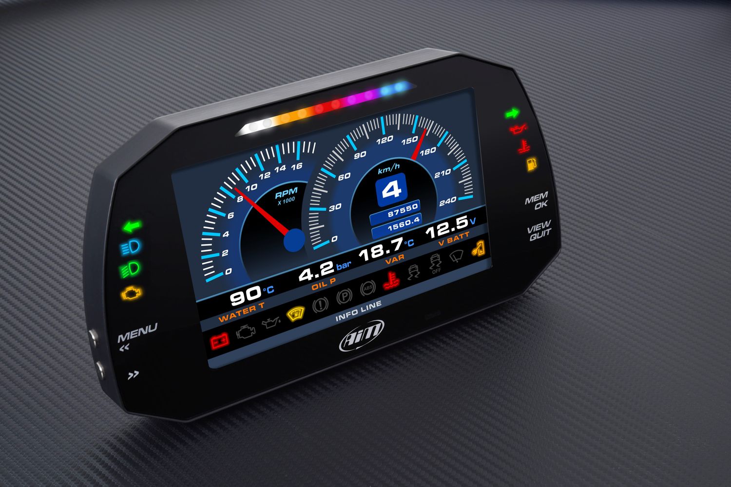 MXG Strada หน้าจอแสดงผลสีขนาด 7 นิ้ว
