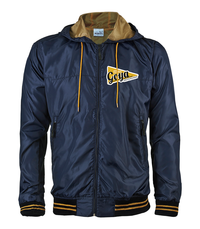 CHAMARRA TORMENTA CABALLERO MARINO/ORO PRODUCTO OFICIAL UNAM