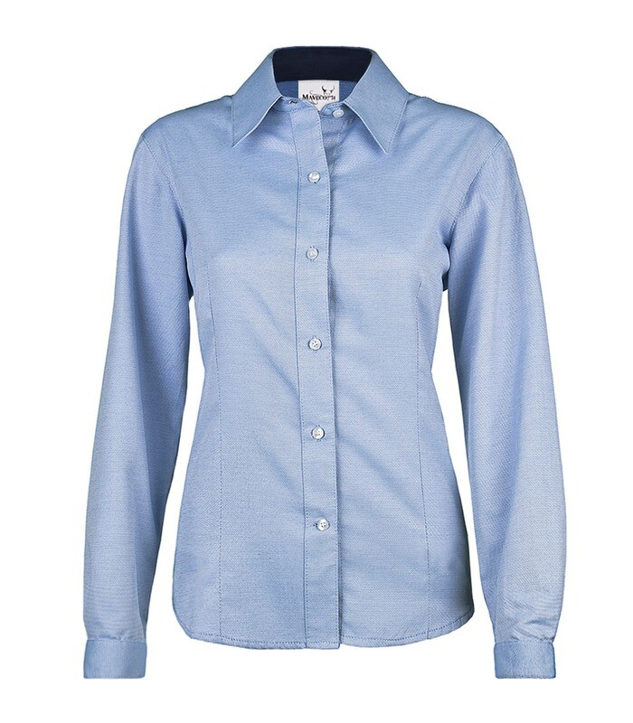 BLUSA VESTIR / CASUAL AZUL CIELO. MAVECO ®