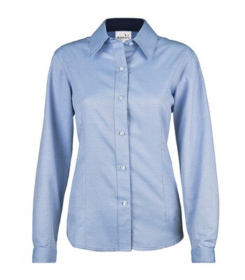 BLUSA VESTIR / CASUAL AZUL CIELO. MAVECO ®
