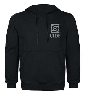 HOODIE INSTITUCIONAL CIDE/ NEGRO REFLEJANTE