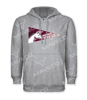 HOODIE BURROS BLANCOS IPN GRIS