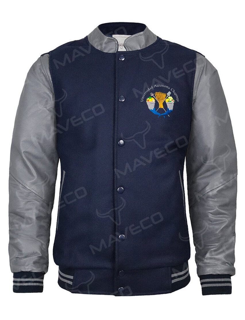 CHAMARRA MAVERICK PREMIUM GRADUADO CABALLERO, PIEL/ PAÑO, UACh