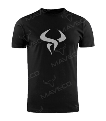 PLAYERA CUELLO REDONDO CABALLERO TOROS SALVAJES COLOR NEGRO UACh