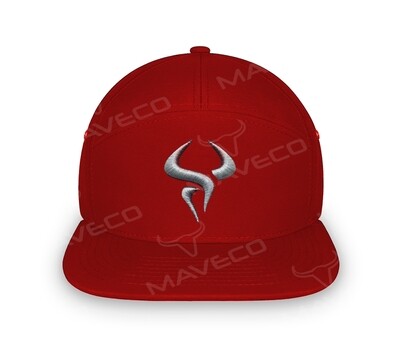 GORRA CHAPINGO TOROS SALVAJES 3D / ROJO