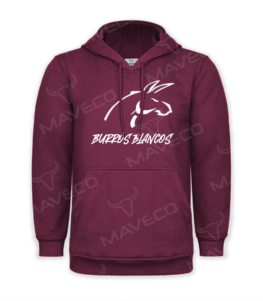 HOODIE GRAFFITI PERSONALIZADA/BURROS BLANCOS IPN