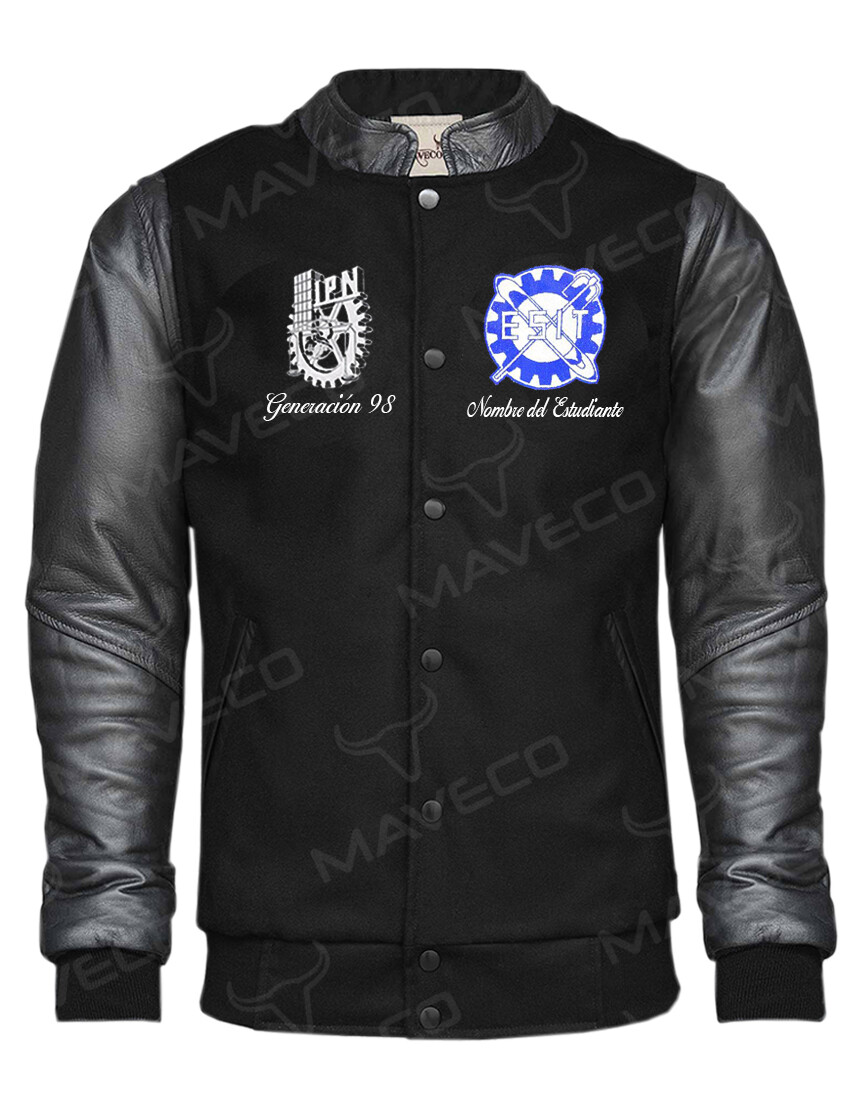 CHAMARRA MAVERICK ESIT GENERACIÓN CABALLERO PIEL/PAÑO IPN BLACK