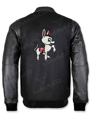 CHAMARRA MAVERICK BURRITA VINTAGE CABALLERO PIEL/PAÑO IPN BLACK