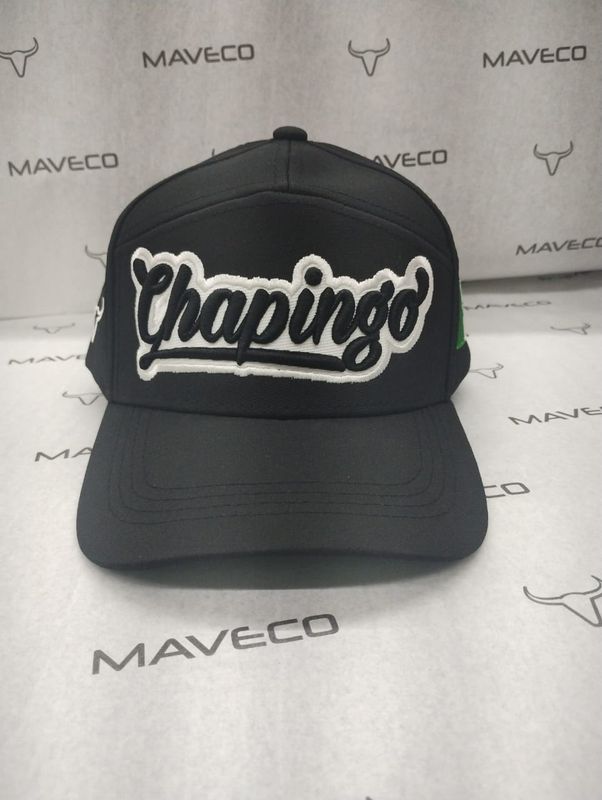 GORRA CHAPINGO LETRAS NEGRO