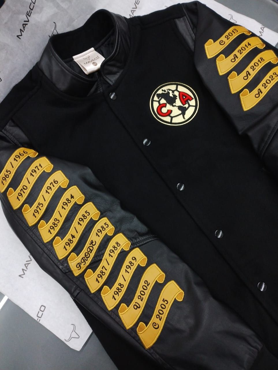CHAMARRA MAVERICK AMERICA PAÑO/PIEL