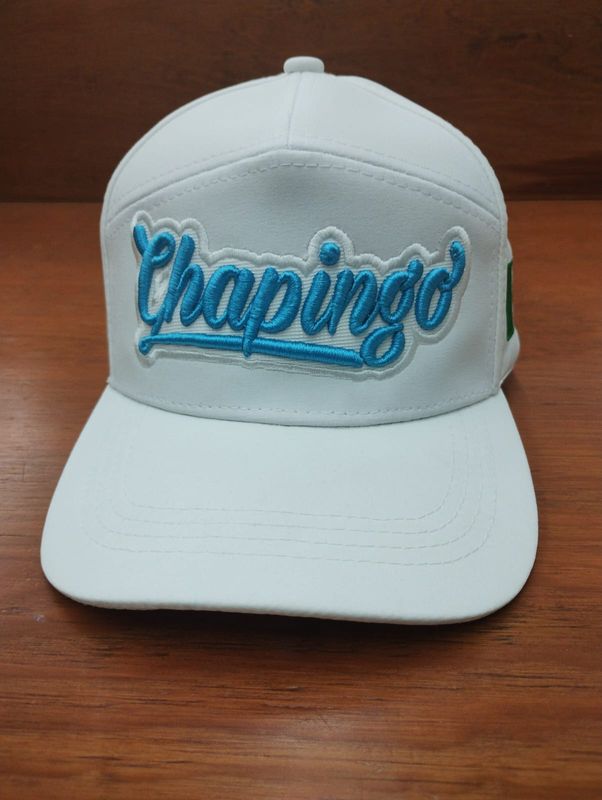 GORRA CHAPINGO LETRAS AZUL