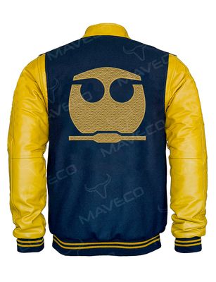 CHAMARRA MAVERICK FAC QUIMICA CABALLERO PIEL/PAÑO UNAM©