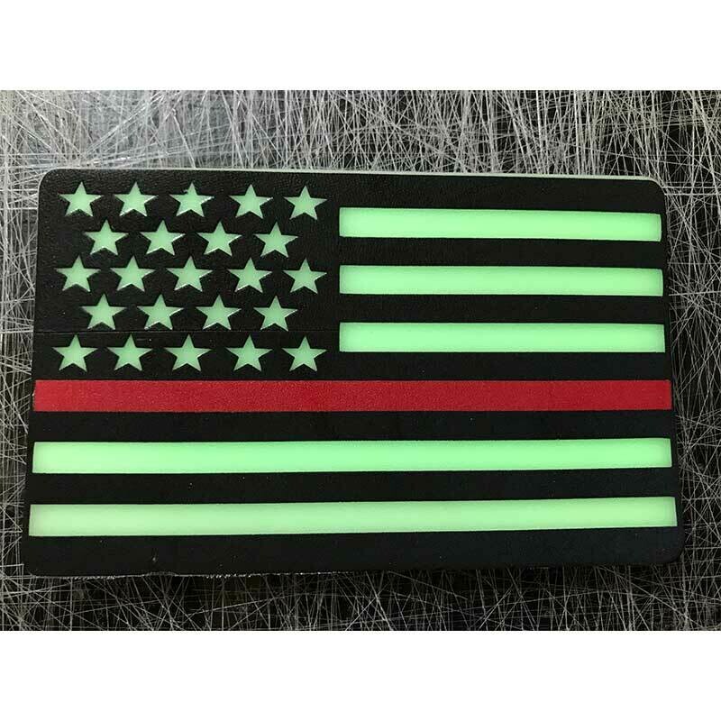 Subdued American Flag PVC Patches