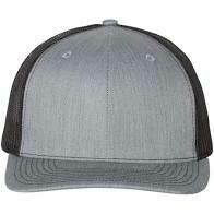 Fitted Patch Hat - Heather Grey/Black