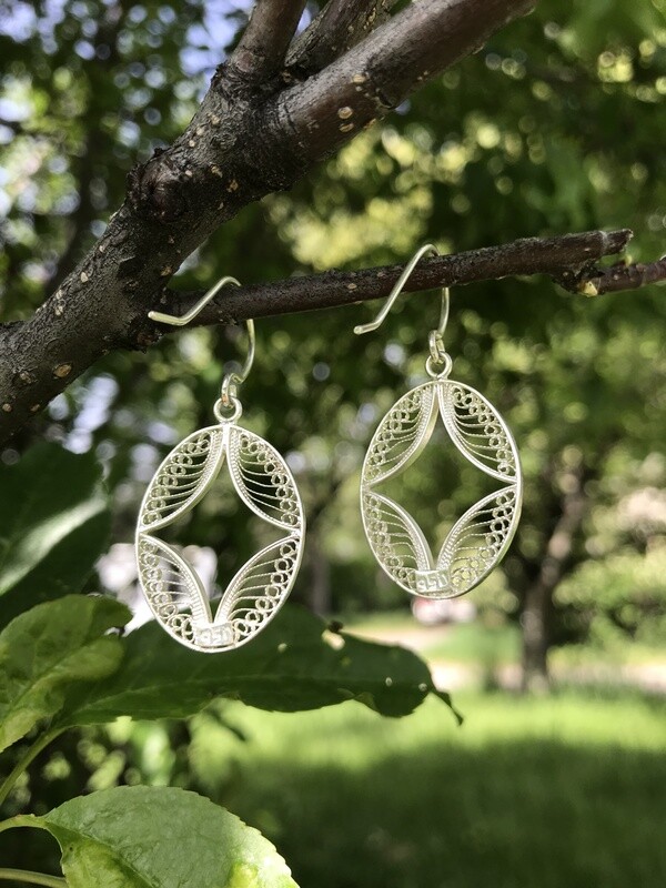 Hanging Filigree  Earrings