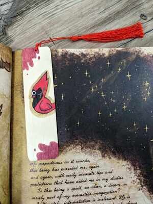 Hand Painted Wooden Bookmark - Flapjack