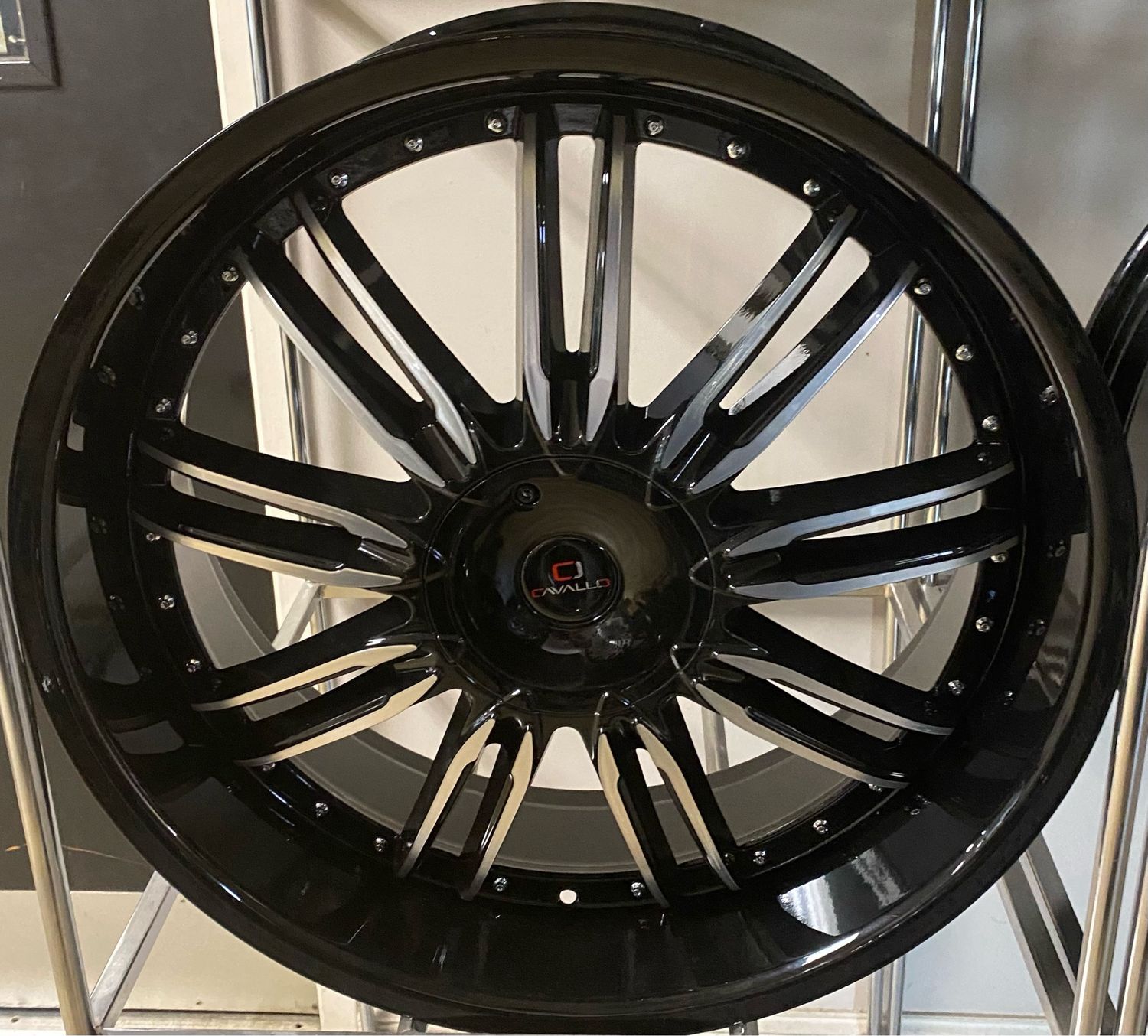 CAVALLO CLV-54 GLOSS BLACK &amp; MACHINED