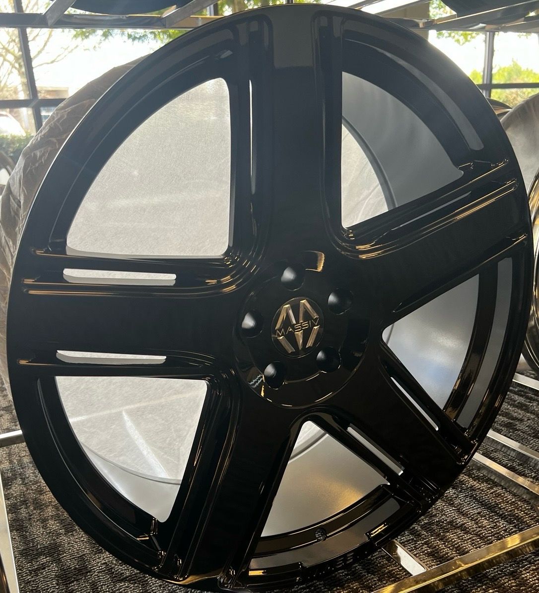 MASSIV MAS926 CLASSICO FULL GLOSS BLACK WHEELS