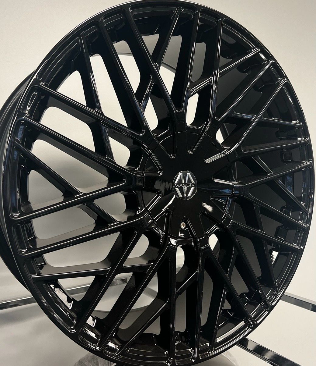 MASSIV MAS925 EXECUTIVE FULL GLOSS BLACK WHEELS