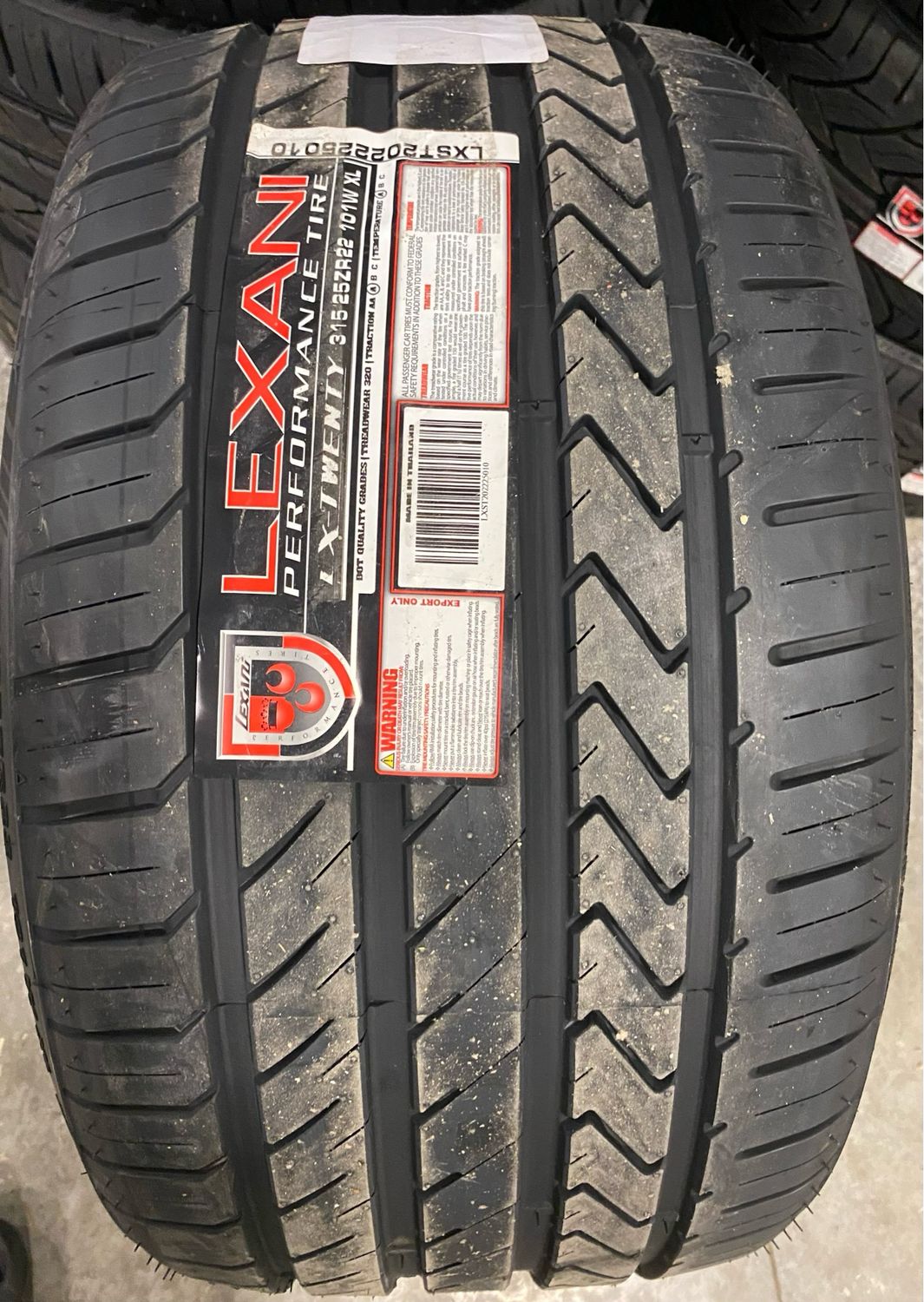 LEXANI LX20 315/25R22