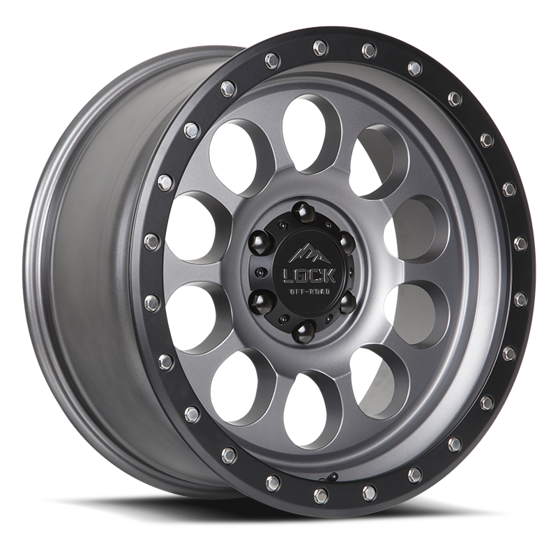 LOCK OFF-ROAD 50CAL (MATTE GREY W/MATTE BLACK RING)