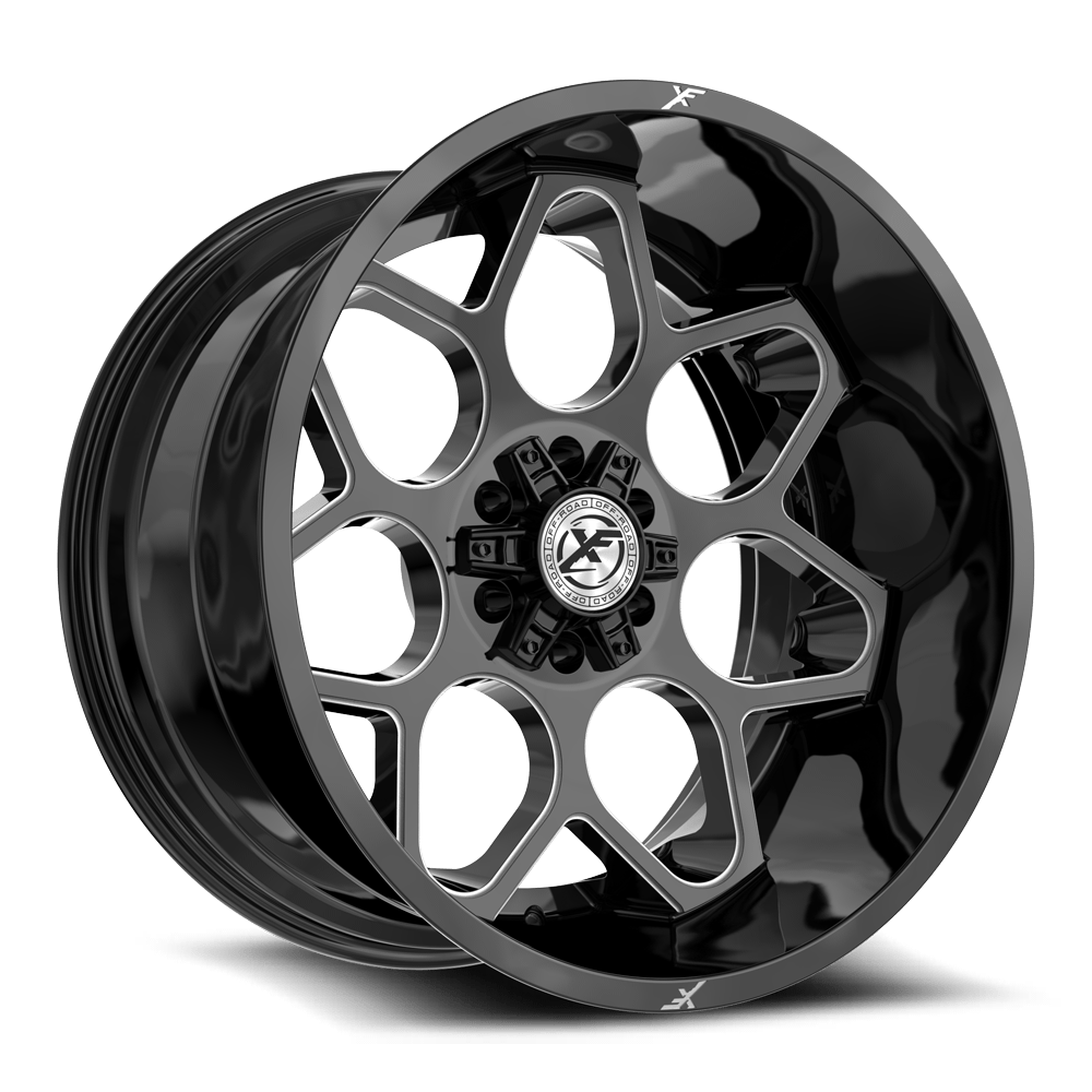 XF OFF-ROAD XF233 GLOSS BLACK & MILLED