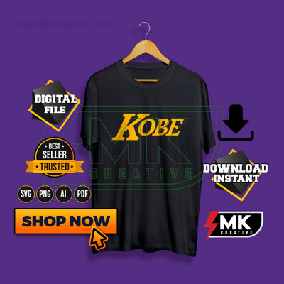 Kobe Lakers Logo Instant Download