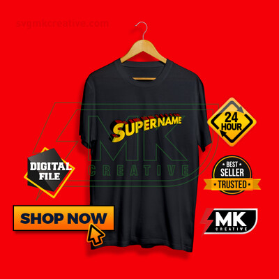 SUPERMAN Logo with your Name