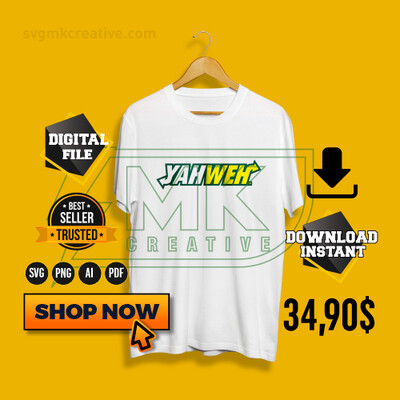 Instant Download King Yahweh Subway Logo